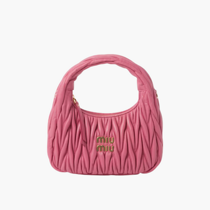 MIU MIU WANDER SCHULTERTASCHE AUS MATELASSÉ NAPPA LEDER