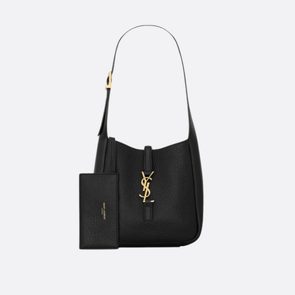 YVES SAINT LAURENT KLEINE HANDTASCHE AUS GENARBTEM LEDER