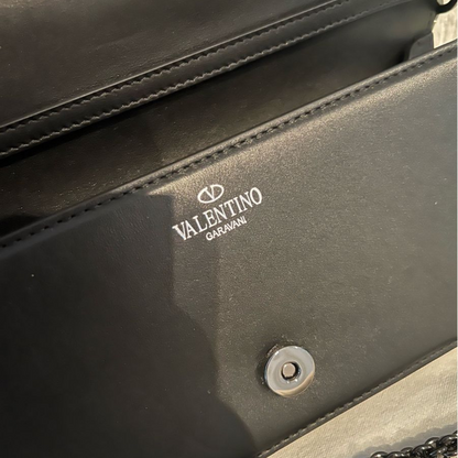 VALENTINO GARAVANI LOCÒ SMALL SCHULTERTASCHE MIT JEWEL LOGO