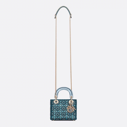 LADY DIOR MINI MIT PERLEN